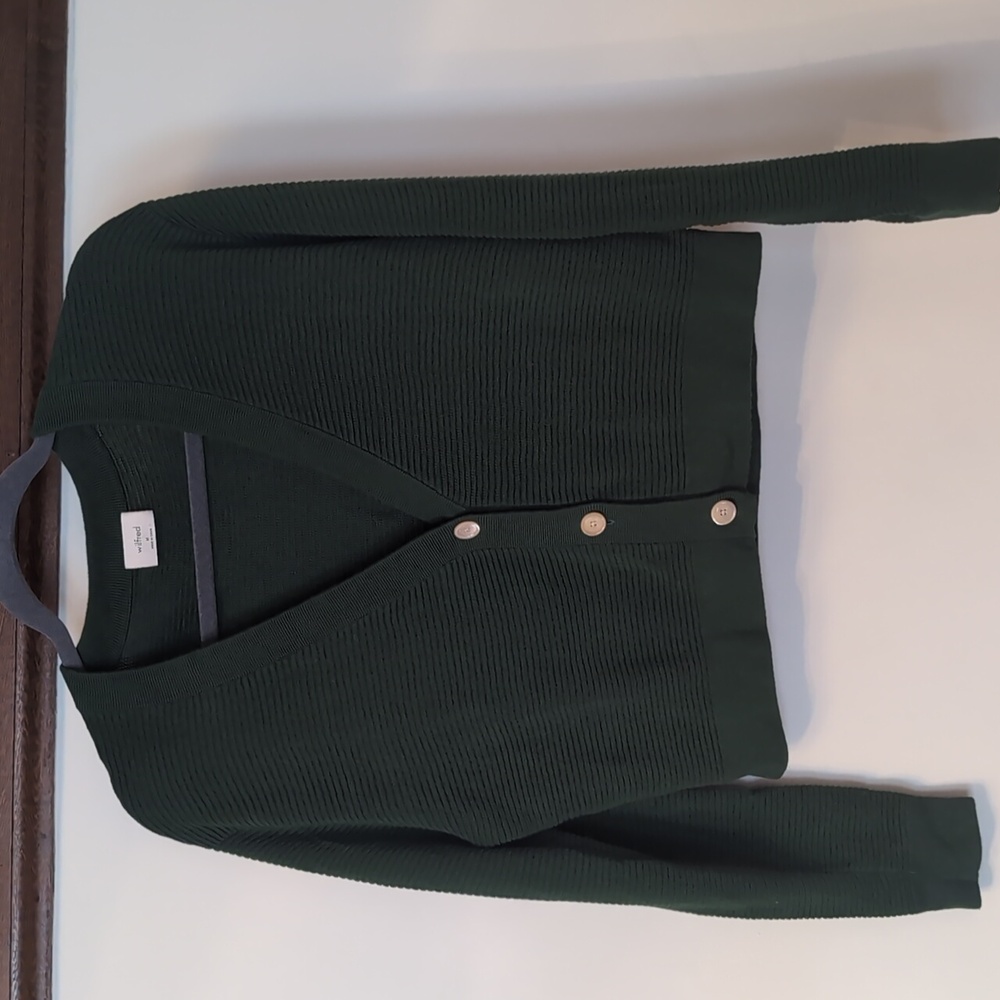Aritzia Wilfred Light Cropped Cardigan